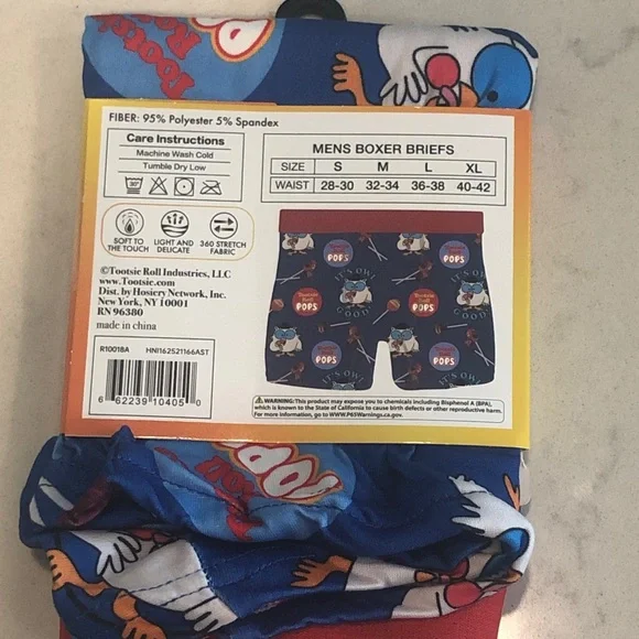 Men's Boxer Brief - Blue and Red - Picture 2 of 3